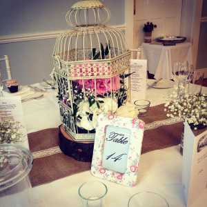 vintage birdcage wedding